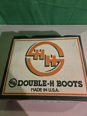 Men's Work Boots Double H 2555 Ranch Wellington Size 14