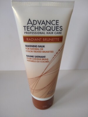 New Avon Advance Techniques RADIANT BRUNETTE Silkening Balm  3.4 FL OZ