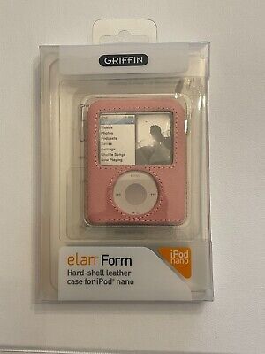 iPod Nano 3G Pink Leather Case  3rd Generation Case