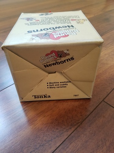 BRAND NEW VTG 1985 TONKA POUND PUPPY NEWBORN LIGHT/DARK BROWN 7807 TONKA 834317