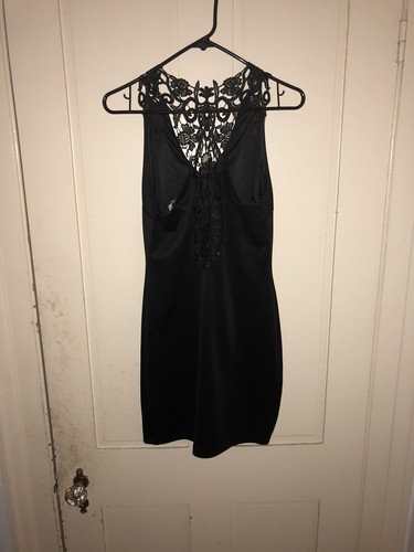 Womens Large Black Charlotte Russe Dress