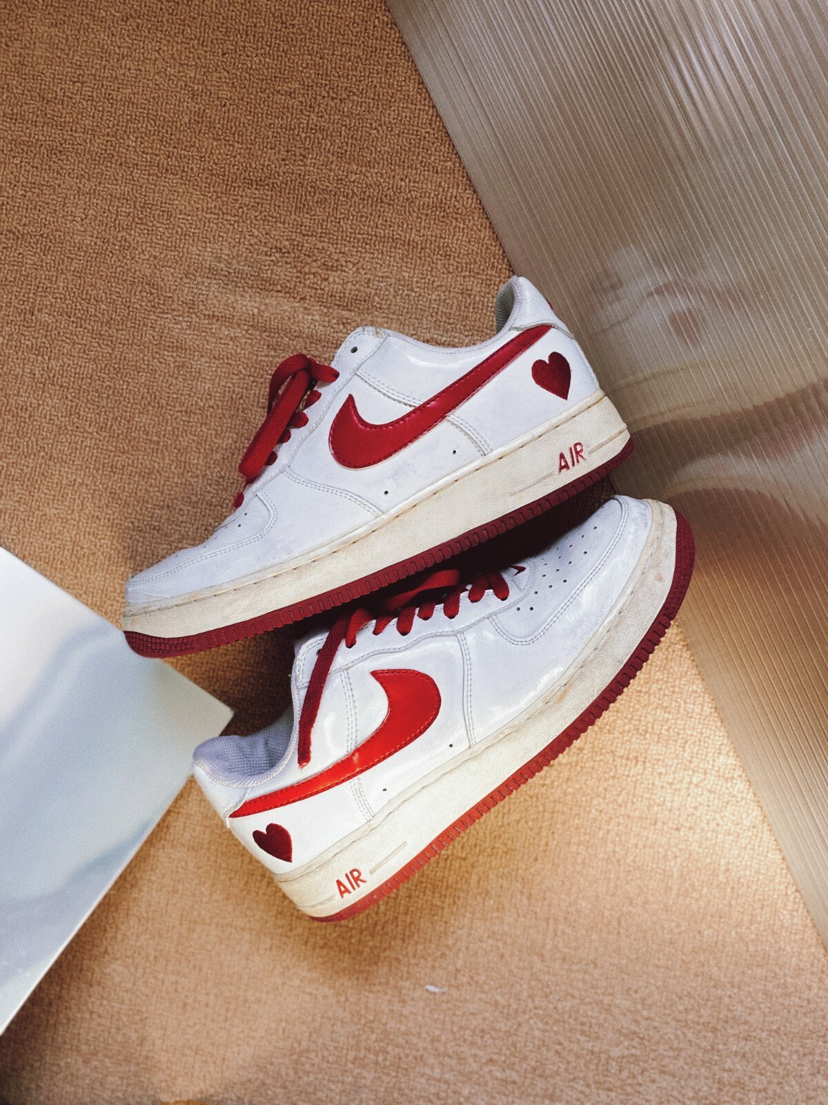 nike red 2003 valentines air force 1