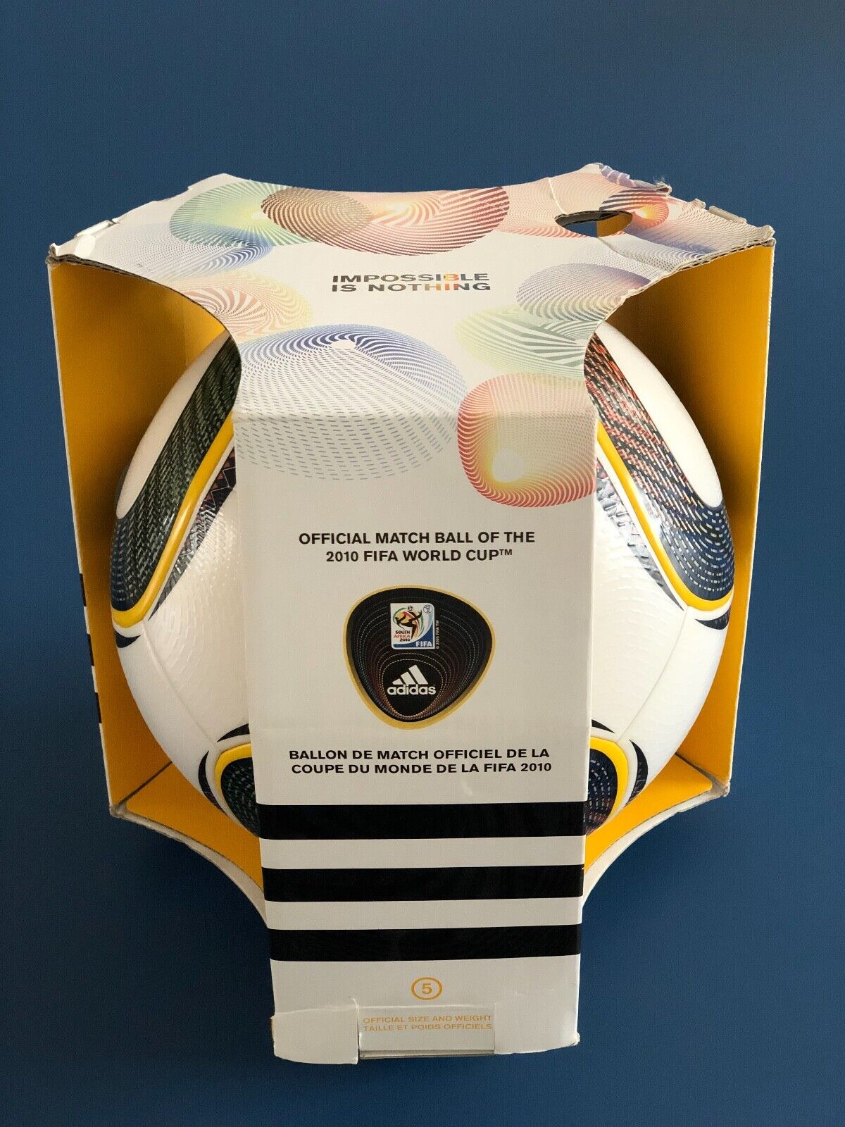 ADIDAS JABULANI - RARE OFFICIAL MATCH BALL - OF THE FIFA ADIDAS JABULANI - RARE OFFICIAL MATCH BALL - OF THE FIFA