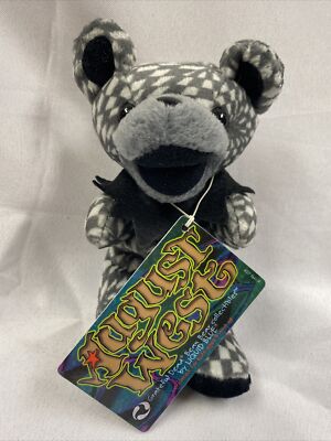 August West Grateful Dead Bean Bear Plush 7  - By Liquid Blue - 3rd Generation
