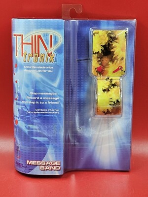 Vintage Tiger Electronics Hasbro Thin Tronix Message Band  2003 
