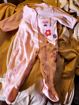Solid color footed pajamas baby sale