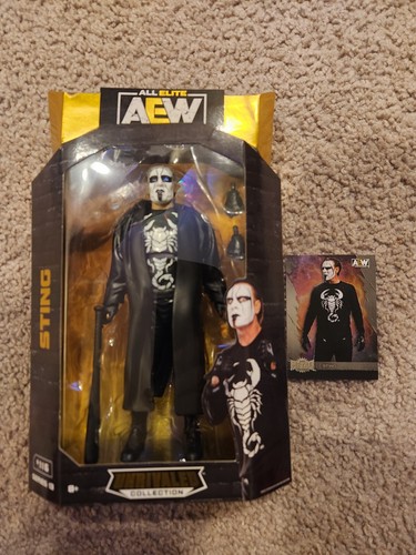 AEW Sting Action Figure Unrivaled Collection And 2022 Metal