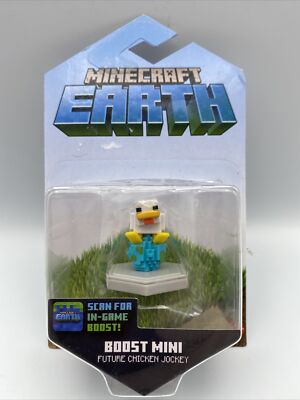 Minecraft Earth Boost Mini Figures Toy  Future Chicken Jockey Mojang
