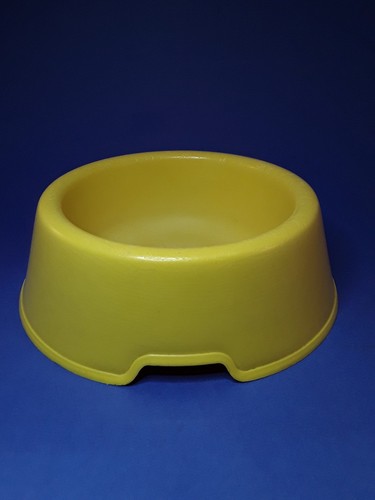 Vintage 1970's KENT PET FOODS farm feeds Plastic Dog Bowl Food Dish