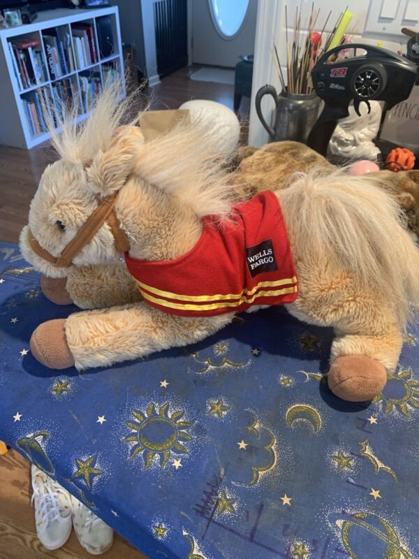 Wells Fargo Pony Nellie 12" Plush Legendary 2015 Tan Horse Stuffed Animal 