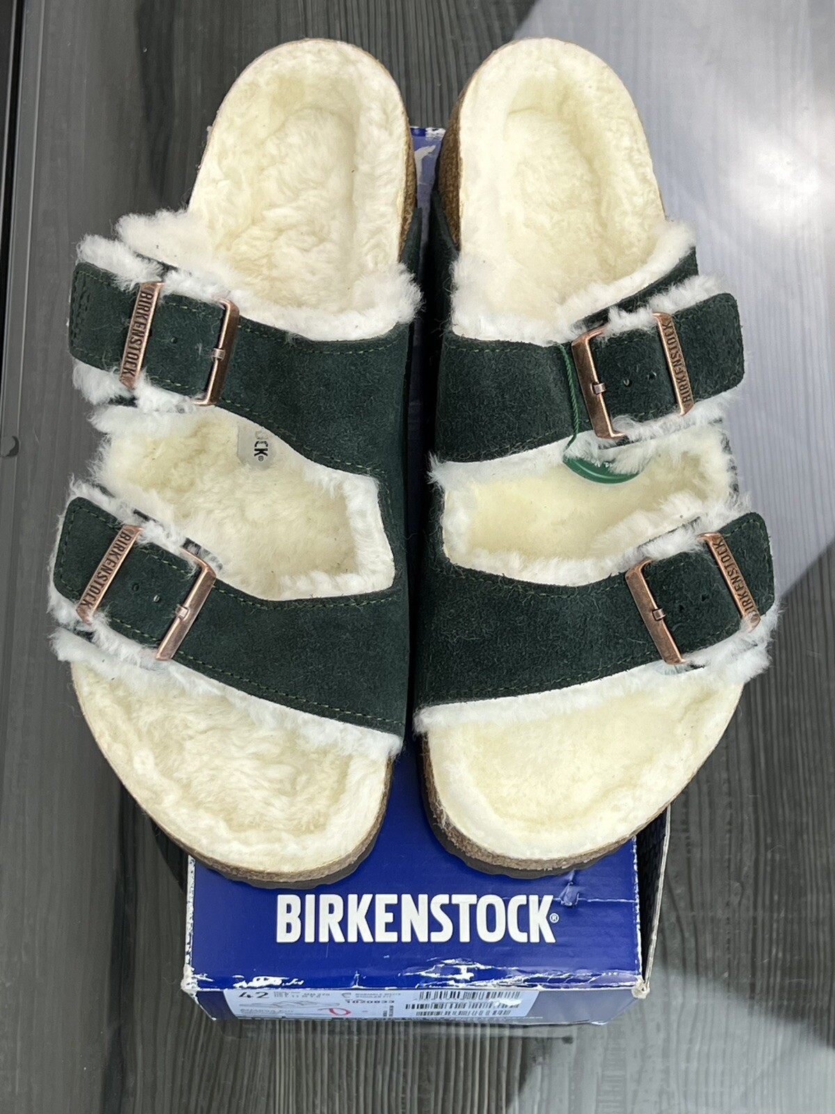 Kith Birkenstock Arizona Shearling Mens 