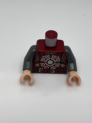 Lego Minifigure Torso LotR Eomer Armor and Gold Belt Buckle Pattern   #53