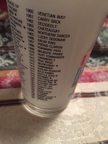 KENTUCKY DERBY Glass No 117 May 4,1991 Churchill Downs.