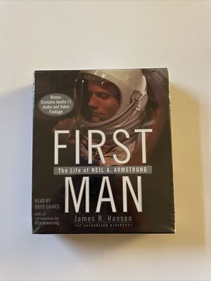 First Man : The Life of Neil A. Armstrong James R. Hansen 2005 (8 CDs) Audio
