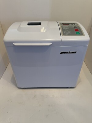 Breadman TR-550 White Electric Automatic 2lb Bread, Dough Maker New No Box