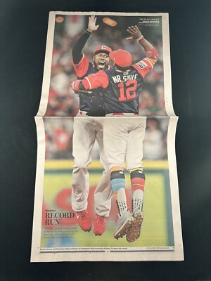 9/17/17 Cleveland Plain Dealer Newspaper Indians 22 Game Win Commemorative