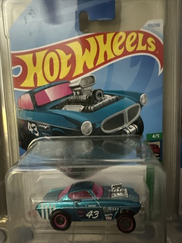 New Hot Wheels 2024 Super Treasure Hunt Volvo P1800 Gasser