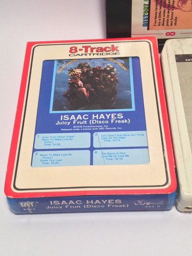 8 Track Tape Lot Isaac Hayes Otis Redding KC And The Sunshine Band Tapes