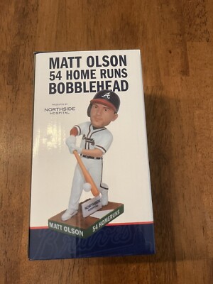 Matt Olson 54 Home Runs Bobblehead Atlanta Braves SGA 5/30/24