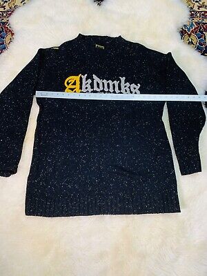 Men's Akademiks mottled sweater with Embroidered Sz XXL