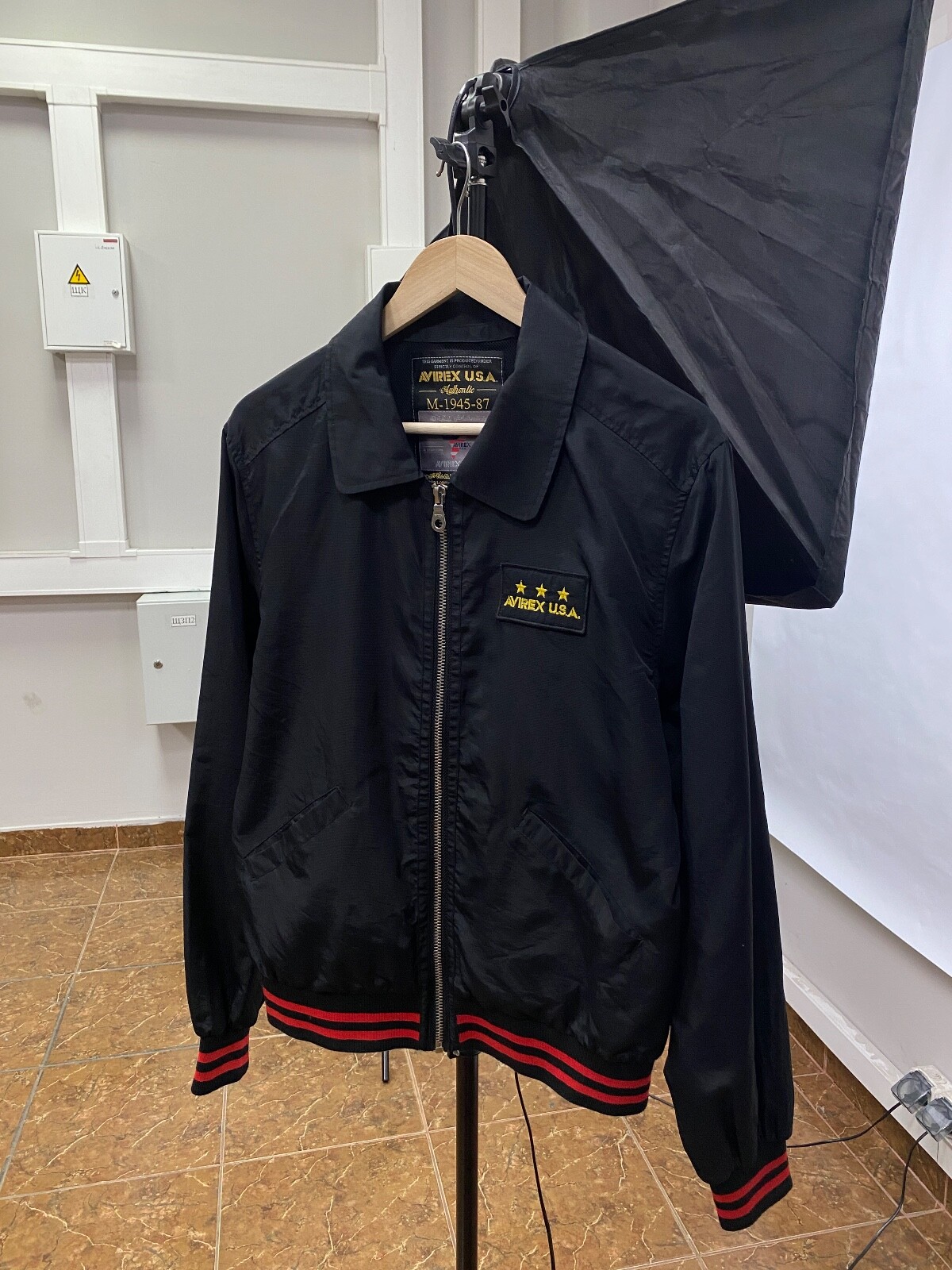 🇺🇸 Vintage Avirex USA M-1945-87 Ed Hardy Style Jacket Y2K