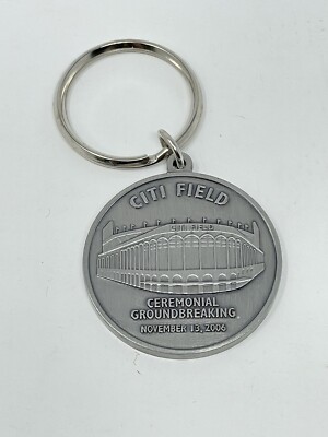 NY Mets Citi Field KeyChain Ring Ceremonial Groundbreaking Stadium SGA BrandNEW
