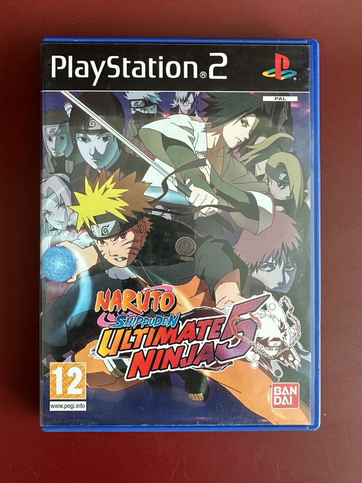 ps2 Naruto Shippuden Ultimate Ninja 5 Game Playstation PAL UK VERSION