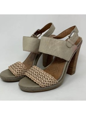 

LUCKY BRAND Женские серые кожаные босоножки без шнуровки на блочном каблуке Putnam Slingback 5,5 м, Серый, LK-PUTNAM