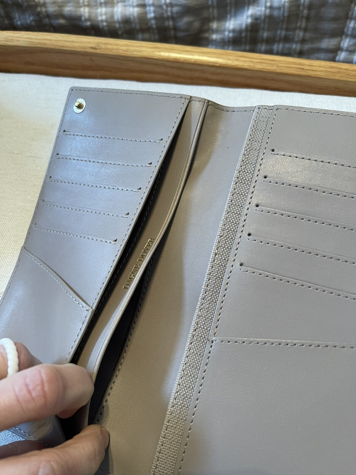 dagne dover wristlet