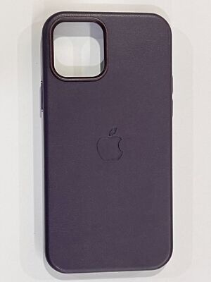 For iPhone 12/ 12 Pro Max Official Apple Leather Phone Case w/ MagSafe 2023