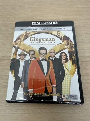 Kingsman 2: The Golden Circle [2-Disc 4K Ultra HD UHD & Blu-ray] NEW Sealed USA