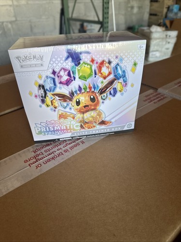 1BOX分30packs Prismatic Evolution ETB Pokemon Prismatic Evolutions Elite Trainer Box (ETB) BRAND