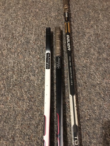 Lot Of 3 Bauer Hockey Shaft 87 Flex