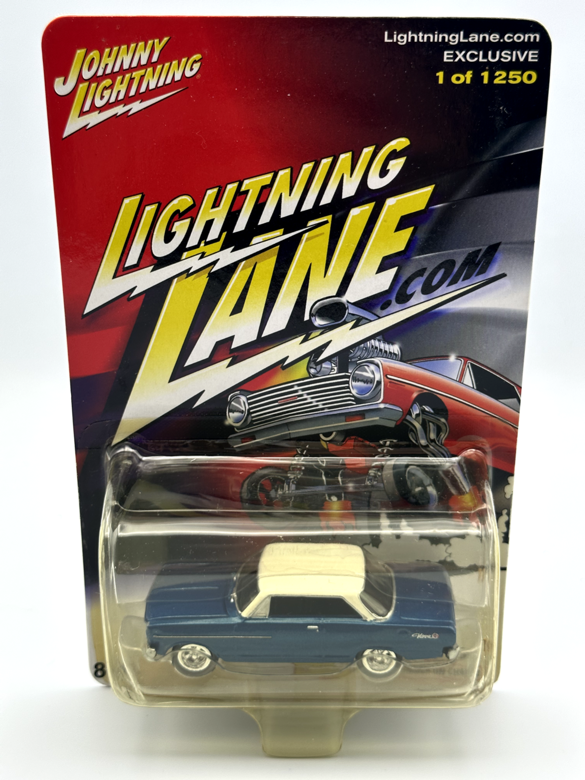 Johnny Lighting 1:64 Scale Gray 1965 Chevrolet Nova SS
