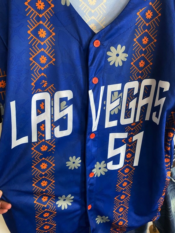 Las Vegas 51 Aviators Baseball Promo Jersey Shirt XL Extra Large
