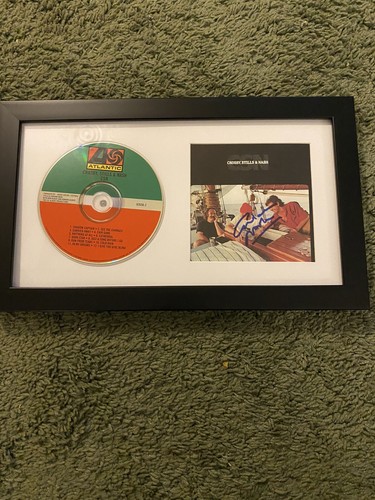 Graham Nash Signed Autographed CD Framed And Matted Crosby