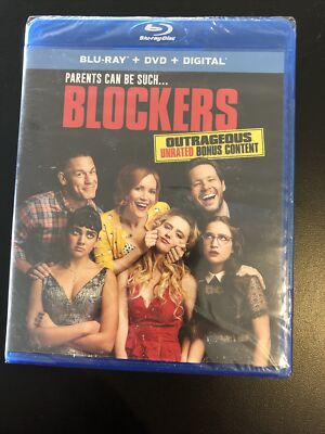 Blockers (Blu-ray & DVD Leslie Mann NEW) Factory Sealed.