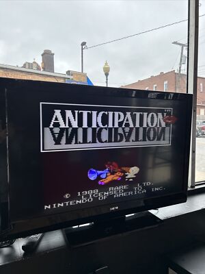 Anticipation (Nintendo NES, 1988) w/ Manual  *Authentic - Cleaned Pins - Tested*