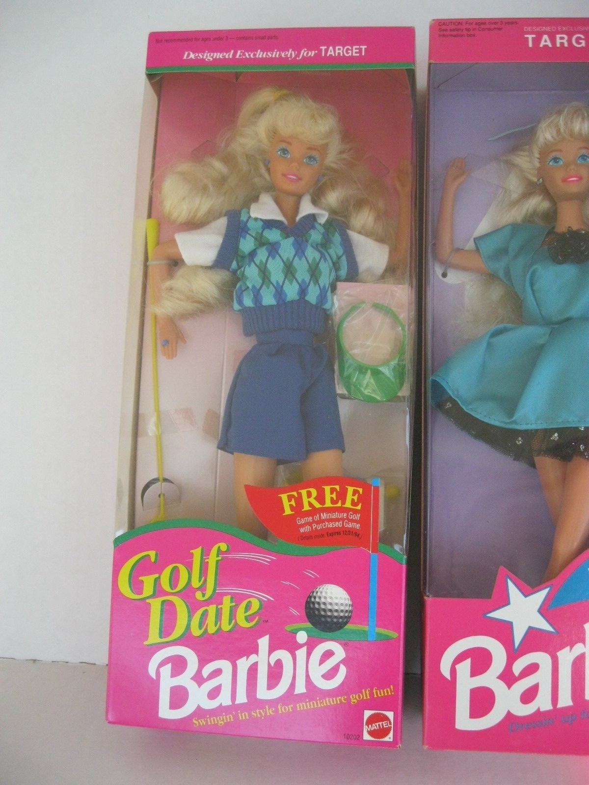 Barbie Golf Date-Gold & Lace-Wild Style-Dazzlin Date-1990's Target Exclusives