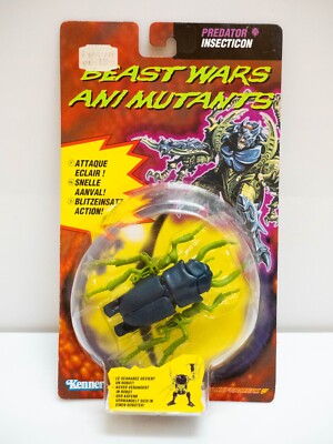 Transformers Beast Wars Ani Mutants Predator Insecticon Figur NEU 1996 Käfer