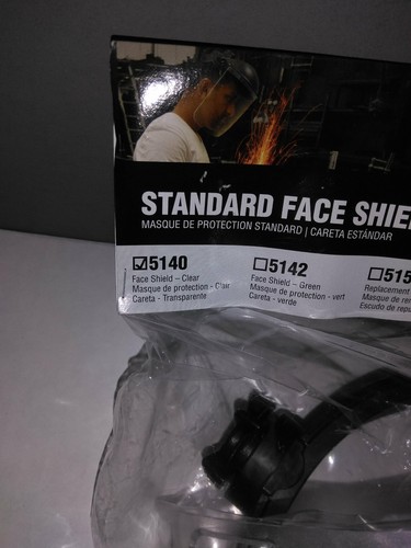SAS Safety 5140 Standard Clear Full-Face Shield ISO 9001 Certified