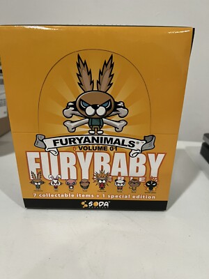 Fury Animals VOLUME 1 Fury Baby Designer Vinyl Mini Figure Case of 12 sealed box