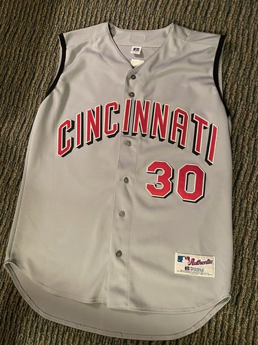 Ken Griffey Jr. #30 Russell Cincinnati Reds Vest Jersey Size 44 | eBay