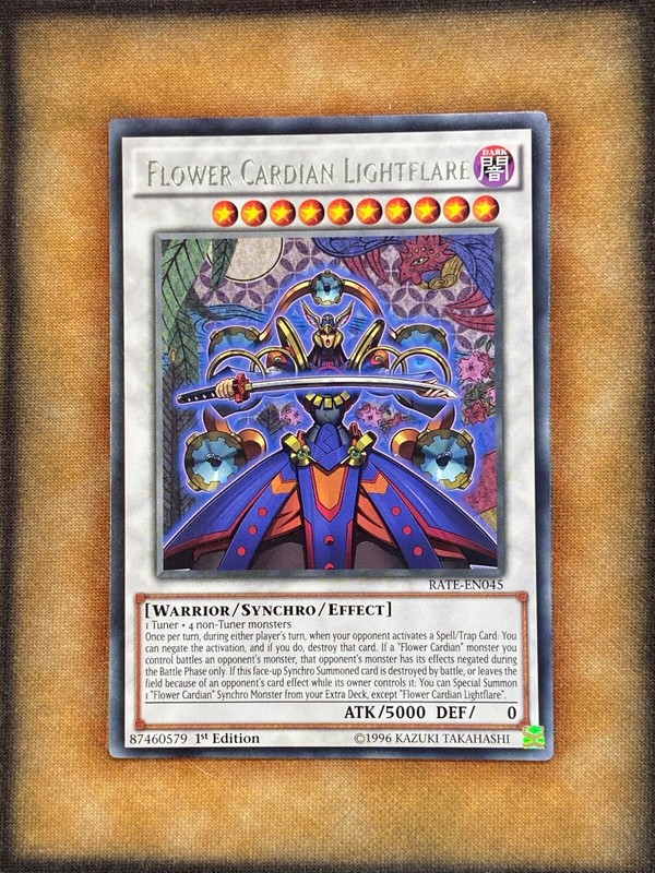 Yugioh Flower Cardian Lightflare RATE-EN045 Rare 1st Ed NM | eBay
