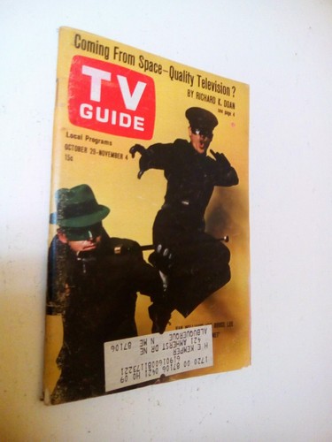 TV Guide 1966 The Green Hornet Van Williams Kato Bruce Lee #709 V14N44 VTG COA