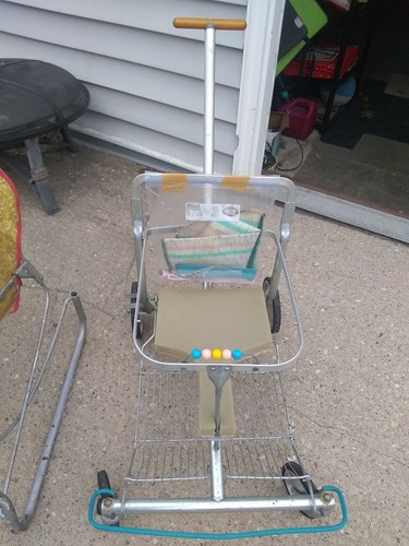 Antique Baby Bouncer & Stroller For Restoration