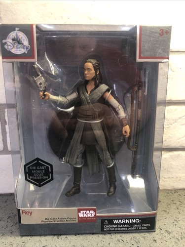 Disney Store Star Wars The Last Jedi Elite Series Rey Die Cast 6 Figure New LJ