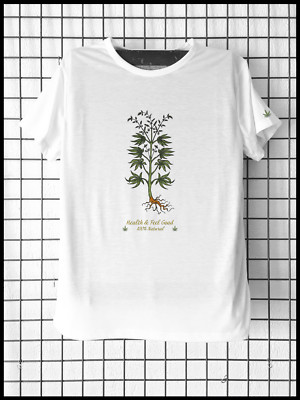 Tee-shirt CBD Cannabis Médical Bien-Être Health Feel Good Marijuana Tisane Bio