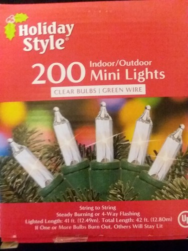 Holiday Style 200 Mini Lights Indoor/outdoor Mini Lights Decorative Lights
