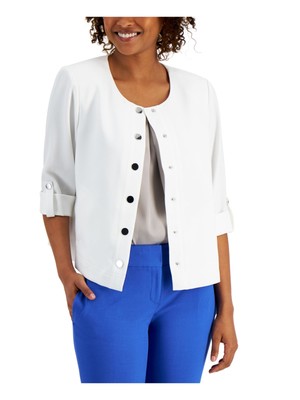 

Женская белая рабочая куртка с карманами KASPER Plus, Белый, 10770634